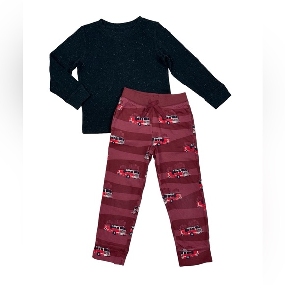 Like New GAP Firetruck Pull On Joggers Size 5 Maroon Red - Picture 11 of 12